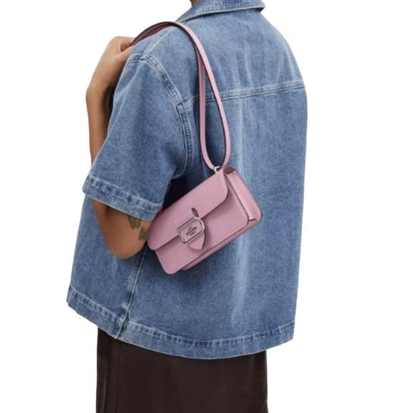 COACH LEATHER MORGAN CROSSBODY PURSE - Picture 6 of 7